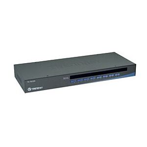 Trendnet 16-Port USB/PS/2 Rack Mount KVM Switch switch per keyboard-video-mouse (kvm) Montaggio rack Nero (TK-1603R) Image