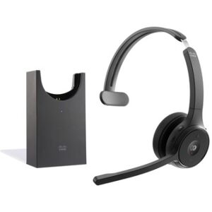 Cisco Systems HS-WL-721-BUNAS-C cuffia e auricolare Wireless A Padiglione Ufficio Bluetooth Base di ricarica Nero Image