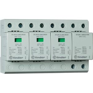 Finder 7P.04.8.260.1025 Überspannungsschutzableiter Typ 1/2 Serie 7P IP20 (7P.04.8.260.1025) Image