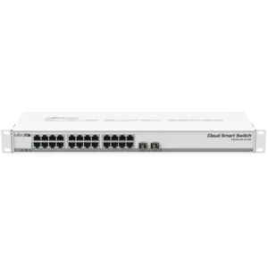 Mikrotik CSS326-24G-2S+RM switch di rete Gestito Gigabit Ethernet (10/100/1000) Supporto Power over Ethernet  (CSS326-24G-2S+RM) Image