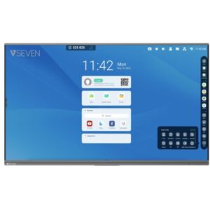 V7 - INTERACTIVE FLAT PANELS V7 IFP7502-V7PRO lavagna interattiva 190,5 cm (75") 3840 x 2160 Pixel Touch screen Nero USB / Bluetooth (IFP7502-V7PRO) Image