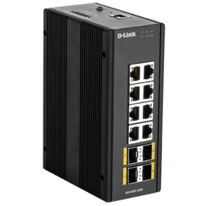 D-Link DIS‑300G‑12SW Gestito L2 Gigabit Ethernet (10/100/1000) Nero (DIS-300G-12SW) Image