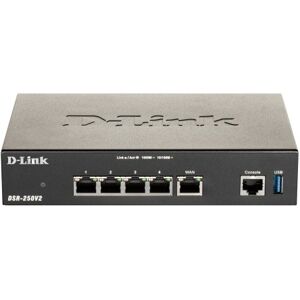 D-Link DSR-250V2 router wireless Gigabit Ethernet Nero (DSR-250V2/E) Image