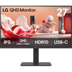 LG 27BA65QB-B.AEU Monitor PC 68,6 cm (27") 2560 x 1440 Pixel 2K LCD Nero Image