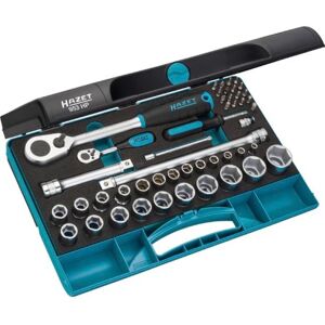 Hazet Steckschlssel-Satz 953HP, 1/4" und 1/2" (47-teilig, mit HiPer Feinzahn-Umschaltknarre) Image