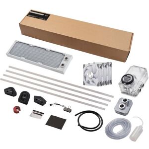 Phanteks EZ-Fit 360 D30-Kit Processore Kit di raffreddamento a liquido 12 cm Trasparente, Bianco 10 pz (PH-GEF_KIT360-D30_DWT) Image