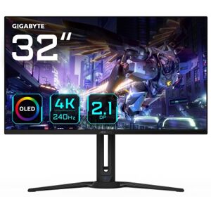 GIGABYTE Monitor da gioco OLED AORUS FO32U2P da 32” - 3840 x 2160 (UHD), 240Hz, 0,03ms, 250 cd/m², KVM, FreeSync Premium Pro, Image