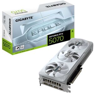 GIGABYTE GeForce RTX 5070 EAGLE OC ICE SFF 12G Scheda Grafica - 12GB GDDR7, 192 bit, PCI-E 5.0, 2587 MHz Core Clock, 3 x DP 2.1a (9VN5070EOI-00-G10) Image