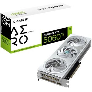 GIGABYTE GeForce RTX 5060 Ti AERO OC 8G Scheda Grafica – 8 GB GDDR7, 128 bit, PCI-E 5.0, 2647 MHz Frequenza del core, 3 x Disp (9VN506TAO8-00-G10) Image