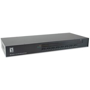LevelOne KVM-3216 switch per keyboard-video-mouse (kvm) Montaggio rack Nero Image