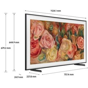 Samsung TV QLED 4K 50” QE50LS03DAUXZT Smart TV Wi-Fi Black 2024, Matte Display, Processore Quantum 4K, Modern Frame Design, OT Image