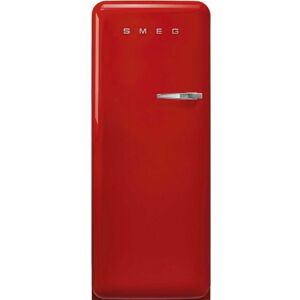 SMEG FAB28LRD6 Frigorifero con congelatore, design anni '50, rosso, cerniera a sinistra, LxPxA: circa 60 x 76 x 153 cm Image
