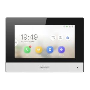 Hikvision DS-KH6320Y-WTE2 sistema per video-citofono 17,8 cm (7") Nero, Argento (305303991) Image