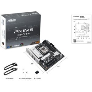 Asus PRIME B840M-A-CSM Socket AM5 micro ATX (90MB1J10-M0EAYC) Image