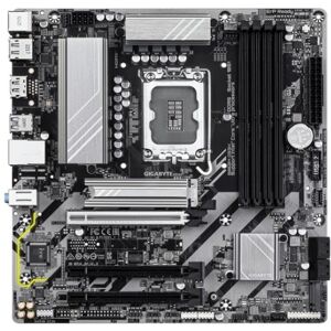 GIGABYTE B860M DS3H Scheda madre - CPU Intel Core Ultra, VRM a 5+1+2+1 fasi, fino a 9066MHz DDR5, 1xPCIe 5.0 + 1xPCIe 4.0 M.2, L Image