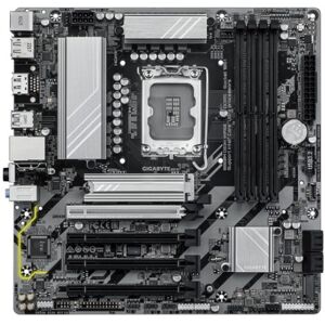 GIGABYTE B860M DS3H WIFI6E Scheda madre - CPU Intel Core Ultra, VRM a 5+1+2+1 fasi, fino a 9066MHz DDR5, 1xPCIe 5.0 + 1xPCIe 4.0 Image