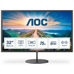 AOC V4 Q32V4 Monitor PC 80 cm (31.5") 2560 x 1440 Pixel 2K Ultra HD LED Nero Image
