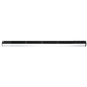 Bachmann 800.1657 prolunghe e multiple 3 m 27 presa(e) AC Interno Nero, Bianco Image