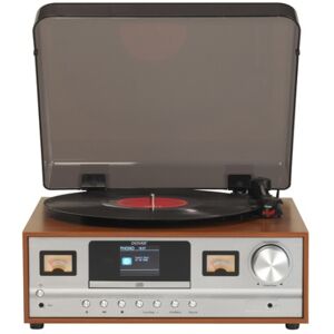 Denver MRD-52LIGHTWOOD piatto audio Argento, Legno (111201210020) Image