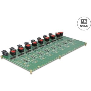 Delock M.2 Testboard für 8 x NVMe Key M SSD mit SFF-8643 Anschluss (61073) Image