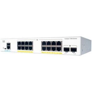 Cisco Systems Catalyst C1000-16P-2G-L switch di rete Gestito L2 Gigabit Ethernet (10/100/1000) Supporto Power over Ethe (C1000-16P-2G-L) Image