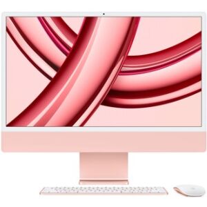 Apple iMac con Retina 24'' Display 4.5K M3 chip con 8‑core CPU e 10‑core GPU, 256GB SSD - Rosa (MQRT3T/A) Image