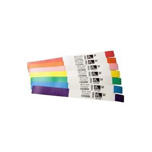 Zebra Z-Band UltraSoft Rosso, Bianco Braccialetti da ospedale (10015355-RK) Image