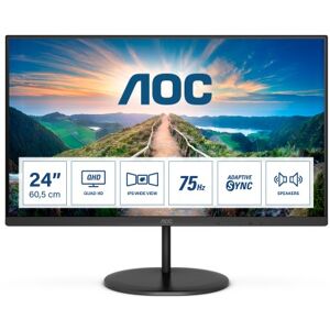 AOC V4 Q24V4EA LED display 60,5 cm (23.8") 2560 x 1440 Pixel 2K Ultra HD Nero (Q24V4EA) Image