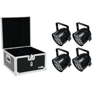 EuroLite Set 4x LED PAR-56 QCL Short sw + EPS Case (20000323) Image