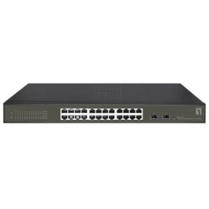 LevelOne GES-2126 switch di rete Gestito L2 Gigabit Ethernet (10/100/1000) Nero Image