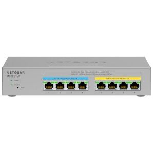 Netgear MS108TUP Non gestito L2 2.5G Ethernet (100/1000/2500) Supporto Power over Ethernet (PoE) Grigio (MS108TUP-100EUS) Image