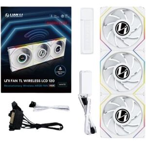 Lian-Li 12RTLLCD1W3W sistema di raffreddamento per computer Case per computer Ventilatore 12 cm Bianco Image
