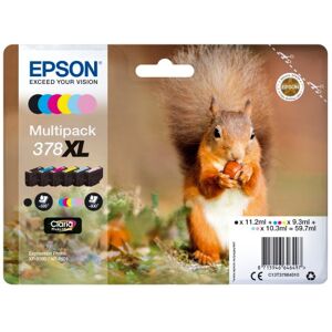 Epson Squirrel Multipack 6-colours 378XL Claria Photo HD Ink (C13T37984010) Image