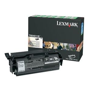 Lexmark T654 Extra High Yield Return Program Print Cartridge cartuccia toner Originale Nero (T654X11E) Image