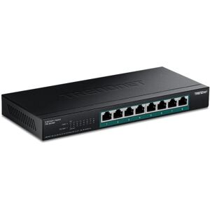 Trendnet TPE-BG380 switch di rete Non gestito 2.5G Ethernet (100/1000/2500) Supporto Power over Ethernet (PoE) Nero Image