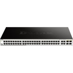 D-Link DGS-1210-52 switch di rete Gestito L2 Gigabit Ethernet (10/100/1000) 1U Nero Image