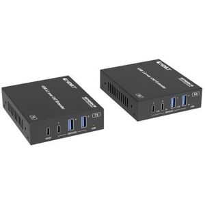 SpeaKa Professional SP-USBE-820 7+1 Port KVM-Extenderüber PC steuerbar Schwarz (SP-13472864) Image