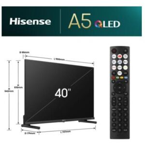 Hisense 40 E53NQT QLED FHD SMART VIDAA (40E53NQT) Image