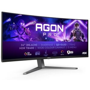 AOC 34 MONITOR QD-OLED 3840X2160 REG H (AG346UCD) Image