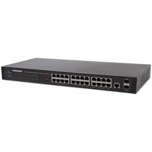 Intellinet 560917 switch di rete Gestito Gigabit Ethernet (10/100/1000) 1U Nero (560917) Image