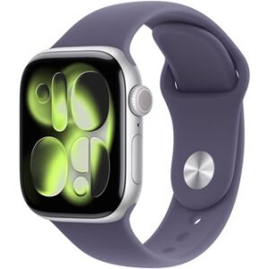 Apple Watch Series 11 GPS 42mm Cassa Alluminio Argento con Sport Band Viola Nebbia - S/M (MEU64QL/A) Image