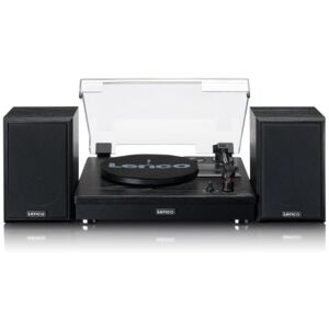 Lenco LS-101BK piatto audio Giradischi con trasmissione a cinghia Nero Image
