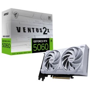 MSI GeForce RTX 5060 8G VENTUS 2X OC WHITE NVIDIA 8 GB GDDR7 (V537-003R) Image