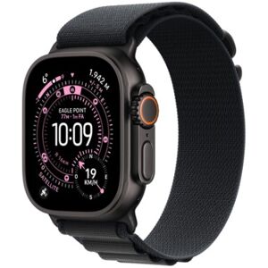 Apple Watch Ultra 3 GPS + Cellular 49mm Cassa Titanio Nero con Alpine Loop Nero- Small (MF0Q4QF/A) Image