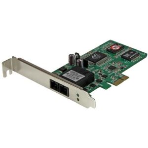 StarTech.com Scheda di Rete Ethernet PCI express fibra multimodale SC - Adattatore NIC Gigabit Ethernet - 550m (PEX1000MMSC2) Image