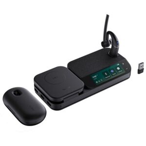 Yealink BH71 Workstation Pro Auricolare Wireless A clip Ufficio USB tipo-C Bluetooth Base di ricarica Nero Image