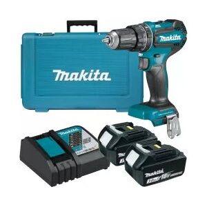 Makita Akku-Schlagbohrschrauber DHP485RFE 2x3.0Ah/18V (DHP485RFE) Image