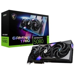 MSI VGA RTX 5080, RTX 5080 16G VANGUARD SOC, 16GB GDDR7, HDMI/DP*3, TRI FROZR, OC Image