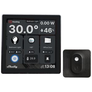 Shelly · Unterputz · "Wall Display Black & BLU H&T Black" · Android · WLAN · BT ·schwarz (Shelly_WD_HT_bundle_s) Image