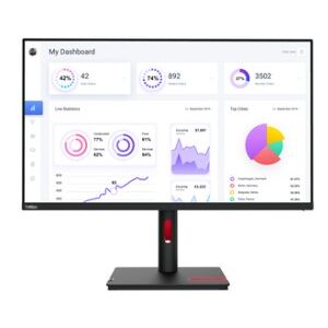 Lenovo ThinkVision T32p-30 LED display 80 cm (31.5") 3840 x 2160 Pixel 4K Ultra HD Nero (63D2GAT1EU) Image
